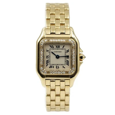 Cartier Panthere 1280 18K Yellow Gold Quartz 27mm Diamond Bezel - Image 1 of 4