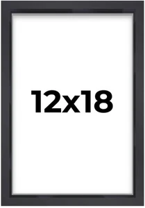 12x18 Shadow Box Frame Contemporary Black | 3/4" Depth of Usable Space| Inter... - Picture 1 of 8