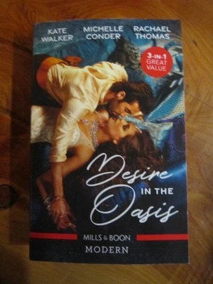 S/C LIBRO MILLS & BOON MODERNO 3 EN 1 DESEO EN EL OASIS 3 EXCELENTES LECTURAS Foto 1 de 2