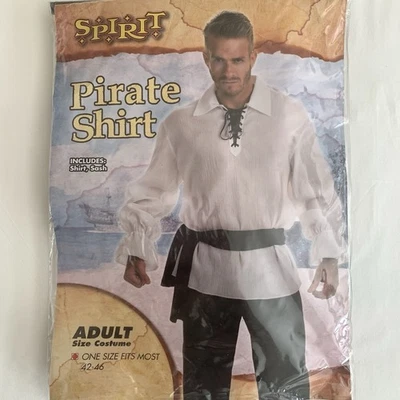Camisa y Faja Pirata Espíritu 42-46 Halloween Disfraz Juegos con disfraces Nuevo Foto 1 de 4