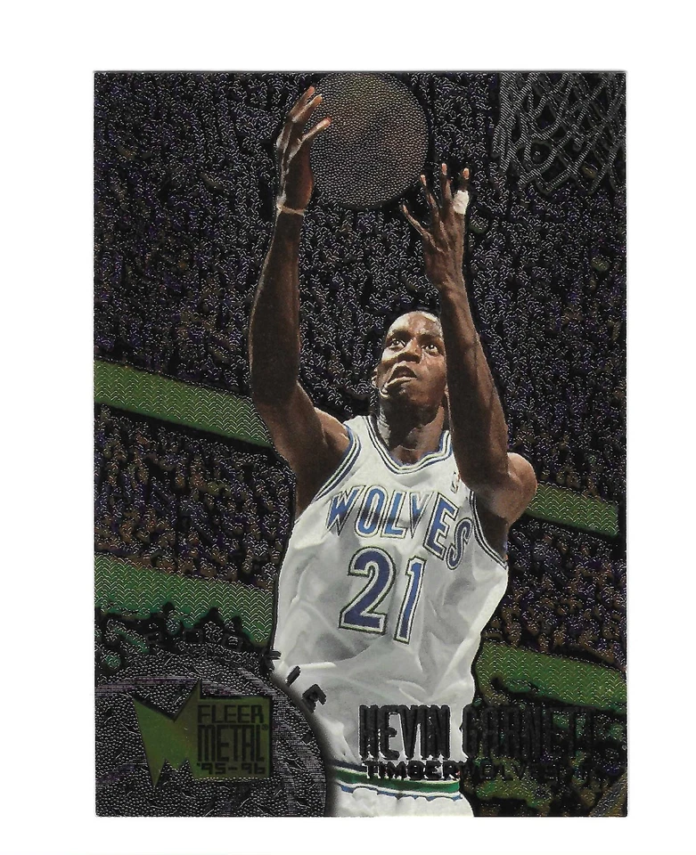 Kevin Garnett 1995-96 Fleer Metal Rookie RC #167 $25,00 MINNESOTA TIMBERWOLVES Foto 1 de 1