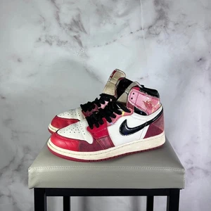 Nike Air Jordan 1 Retro High OG ‘Across The Spider-Verse’ GS Size 4.5Y Spiderman - Picture 1 of 13