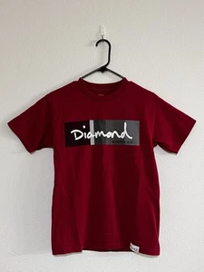 Diamond Supply Co Box Logo T-Shirt Red Size Small - Picture 1 of 6