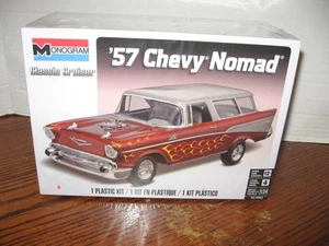 MONOGRAM ‘57 CHEVY NOMAD CLASSIC CRUISER MODEL KIT 1/24 SCALE 85-0883 - Picture 1 of 4