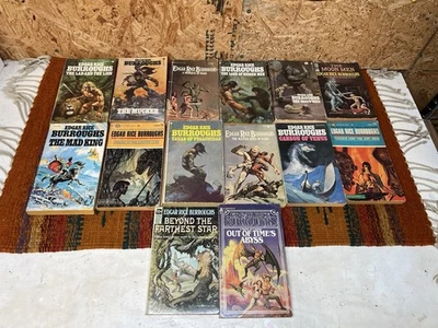 Vintage Sci-Fi Paperback: Edgar Rice Burroughs - Lot of 14 Ace Books Foto 1 de 4