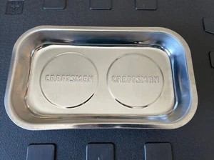 NEW Craftsman 5 x 9-in. Stainless Steel Magnetic Bowl (51369) 2 Strong Magnets - Picture 1 of 2