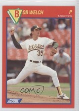 1989 Score 100 Hottest Players Box Set Bob Welch #89