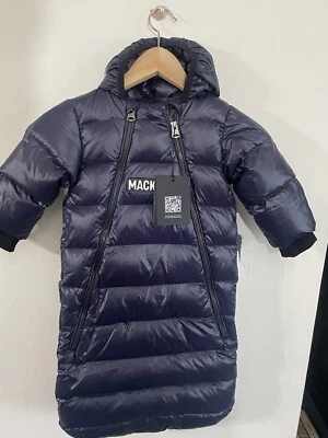 NEW BABY MACKAGE SNOWSUIT / WINTER COAT COLOR ALLIE NAVY SIZE 18 MONTHS - Image 1 of 4