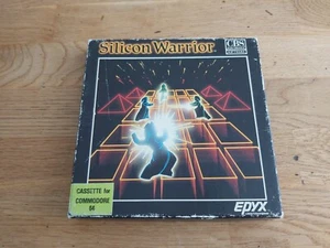Silicon Warrior-C64- Cassette tape+ box -EPYX Inc. - Afbeelding 1 van 7