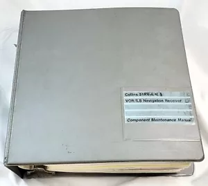 Collins 51RV-4/4 VOR-ILS Navigation Receiver Maintenance Man ROCKWELL AVIONICS - Zdjęcie 1 z 10