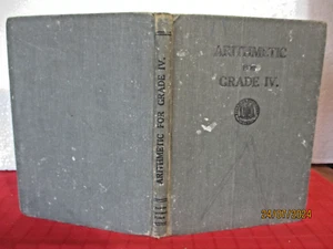 ARITHMETIC FOR GRADE IV 1944 vintage Australian childrens textbook (PRE-DECIMAL) - Picture 1 of 7
