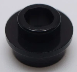 Lego 30x Black Plate Round 1 x 1 Open Stud - Picture 1 of 1