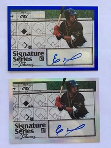 Lot of 2 2019 Donruss Signature Series Autograph Eloy Jimenez Auto with Blue /99 - Bild 1 von 1