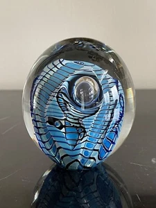 Vintage Robert Eickholt 1991 Reptile Series Signed Paperweight - Picture 1 of 9