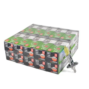 10 x H1 24V 100W Golden Yellow Halogen Headlight Snow Bulbs 3000k HGV Truck - Picture 1 of 6