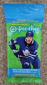 2021-22 UPPER DECK O-PEE-CHEE HOCKEY Fat Pack Cello Factory Sealed 28-cards