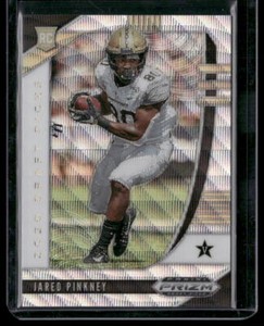 2020 Panini Prizm Draft Picks Jared Pinkney 137 Prizms Blue Wave  DPK, SN299
