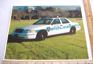 ~POLIZIA DI HOUSTON~FOTO A COLORI 8 X 10~ - Foto 1 di 3