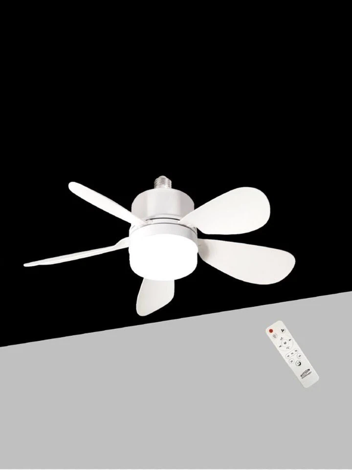 z Lampadina Lampada LED E27 19W Ventilatore e Telecomando MNL011 CCT 3in1 uni