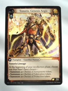 Tonoris, Genesis Aegis ALC EN-015 C Alchemical Revolution Grand Archive TCG - Bild 1 von 1