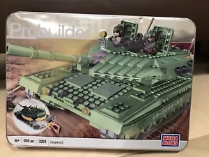 Mega Block ProBuilder Leopard 2 Tank #3251 - Brand New Unopened - Picture 1 of 3