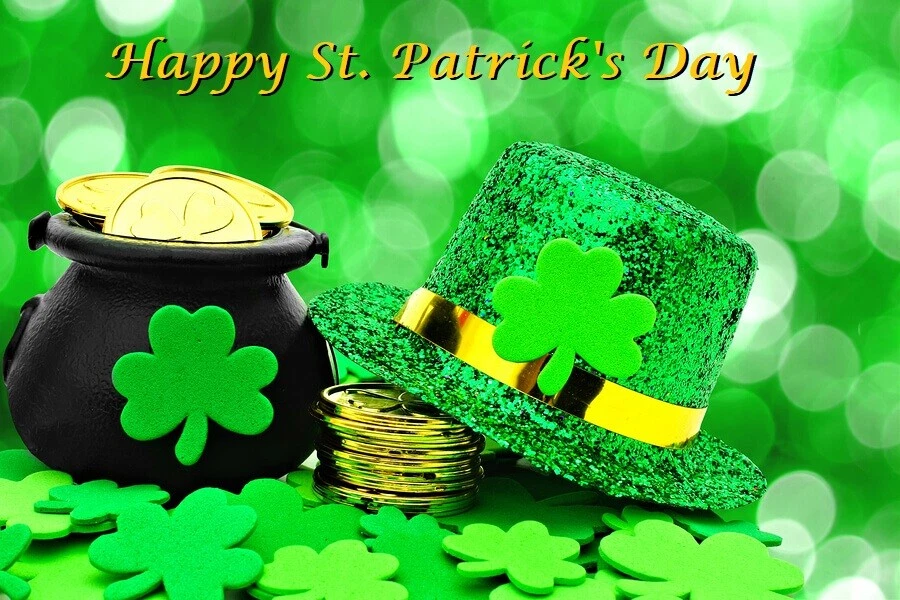 Decoración de pastel comestible del día de San Patricio Foto 1 de 1