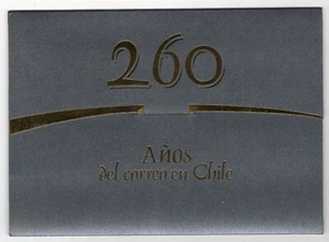 CHILE 2007 Post Office 260 years stamps oficial folder broshure FDC - Picture 1 of 2