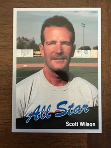 1991 Cal League All-Stars #49 Scott Wilson Trainer, Chapman College, San Jose 