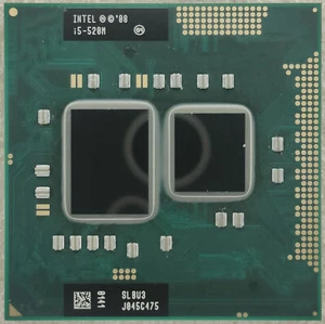 Intel Core i5-520M SLBNB 2.4GHz to 2.93MHz 3MB Socket G1 Laptop CPU Processor - Picture 1 of 2