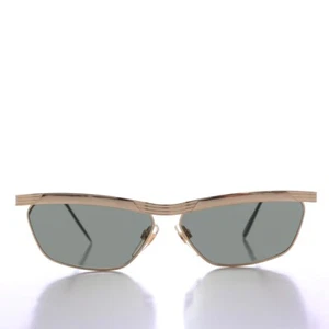 Gold 90s Curved Gold Black Frame - Yara - Picture 1 of 3