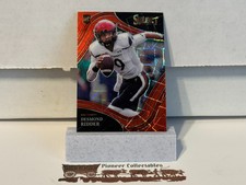 2022 Select Draft Picks Field Level Desmond Ridder #115 RC Red Laser Falcons NFL