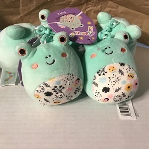 Malvaviscos originales Fritz la rana verde 3,5" clip de felpa nuevo con etiqueta-1CADA UNO - Imagen 1 de 4