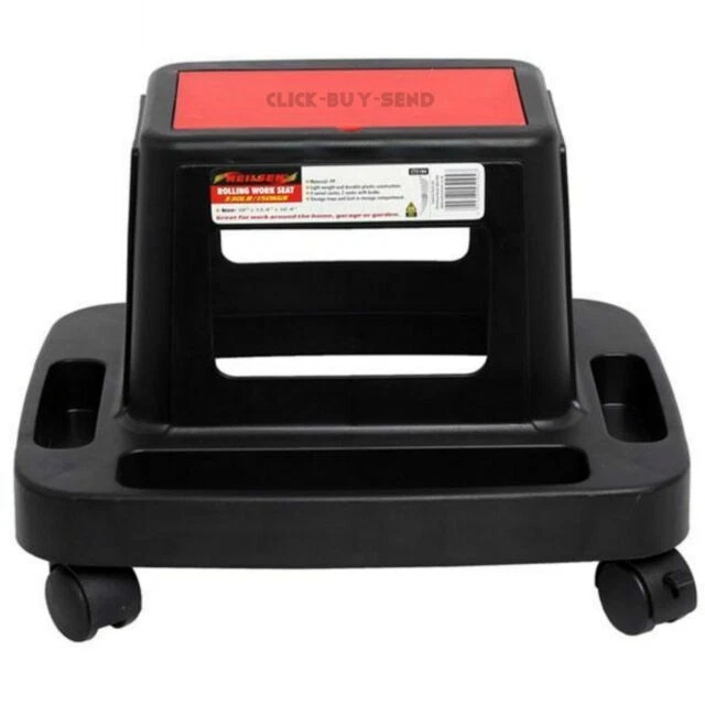 Neilsen CT5104 Mechanics Mobile Work Seat - Black