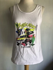 BAJA CALIFORNIA 1000 Women's Vintage 90s San Felipe Mexico Tank Top Shirt Small - Picture 1 of 4