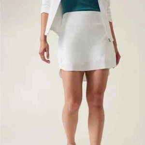 Athleta Run With It Skort-Rock 16" Damen Small weiß - Bild 1 von 6