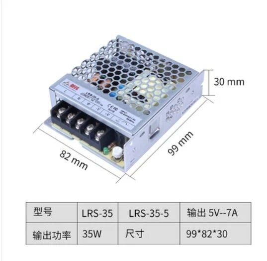 1 PIEZA Meanwell LRS-35-5 35W5V7A Fuente de alimentación conmutada de CA a CC Nueva Foto 1 de 1
