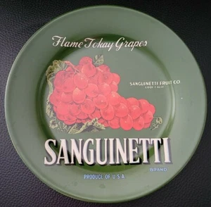 PLATO ENSALADA SANGUINETTI ETIQUETA VINTAGE ONEIDA 8 1/8" - Imagen 1 de 2