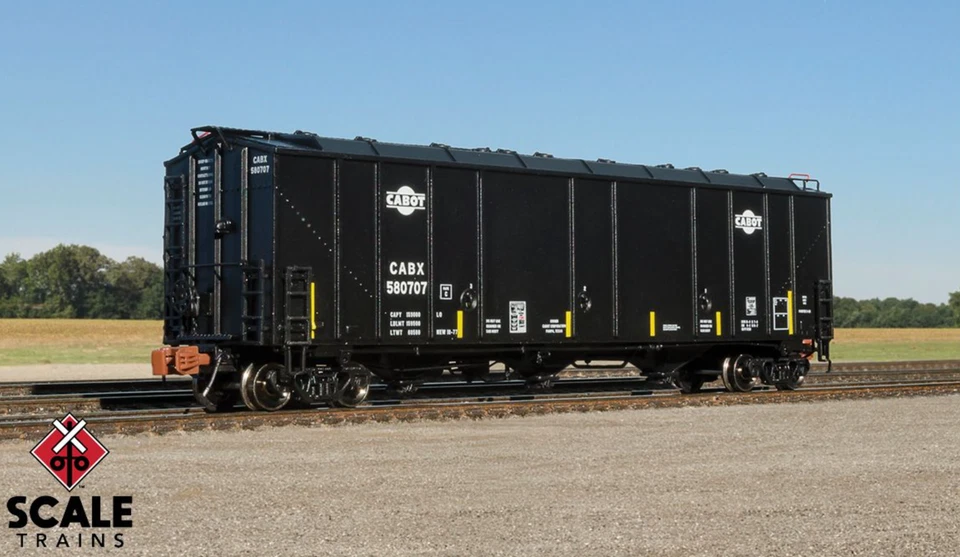 Scaletrains N Scale CABX 580707 Thrall 5750 Carbon Black Covered Hopper SXT32099 - Image 1 of 1