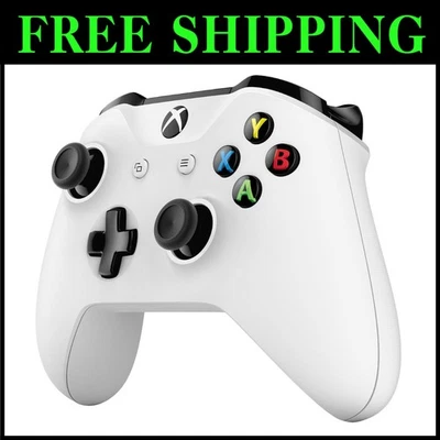 White Wireless Controller with Textured Grip - Image 1 of 2