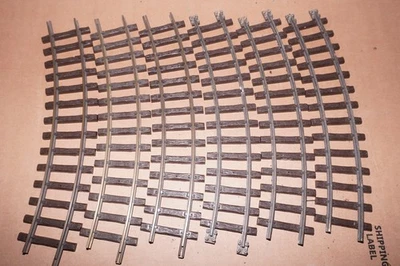 15] 6 LGB Track G 1500 Railway Tracks Tracks Curved R2 30° (Outdoor Layout) - Image 1 of 3