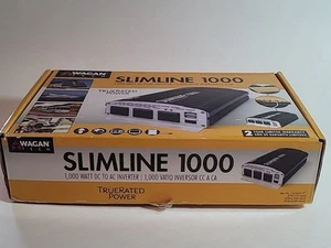 Wagan 3720 SLIMLINE 1000 High Output 1000 Watt Compact 12V AC Power Inverter - Bild 1 von 8