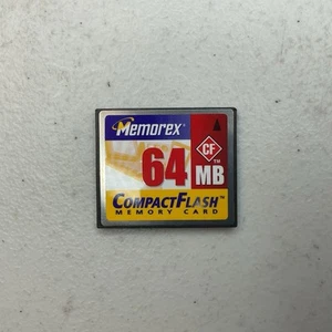 Memorex 64 Mb Compact Flash Cf Memory Card Camera - Picture 1 of 2