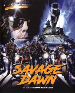 Savage Dawn Blu-Ray Le Chat Qui Fume 1985 Simon Nuchtern Biker Movie - Picture 1 of 1