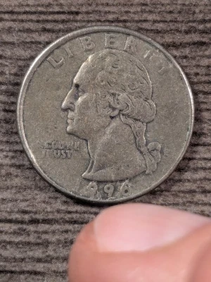 1996-P Washington Quarter Struck through Grease - Image 1 of 4