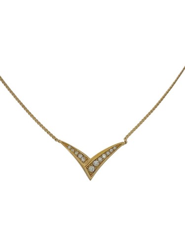 Collana Christian Dior Pietra Colorata GLD Top Donna