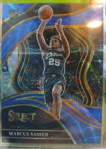 2023-24 Select Marcus Sasser RC /75 Blue Wave Number Match SP - Picture 1 of 3
