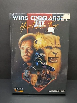 1994 Wing Commander III 3 Heart of the Tiger PC CD-ROM Big Box - Image 1 of 4