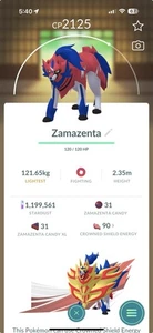 Zamazenta (Legendär) - Pokémon GO (Beschreibung lesen) - Bild 1 von 2