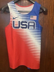 Camiseta deportiva Nike USA International Team Pro Elite para hombre talla pequeña CV0006-636 nueva - Imagen 1 de 6