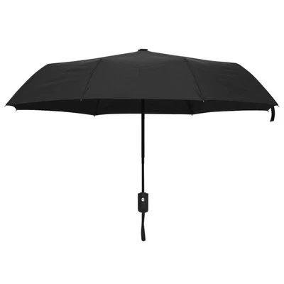 112 cm Regenschirm Automatischer Windfest Sturmfest Stabil Winddichter, Schwarz - Bild 1 von 2